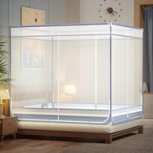 Fully Enclosed Household Mosquito Net King Size Anti Fall Mosquito Net Canopy Frame Mosquitera Cama Bed Linings BS5FWZ