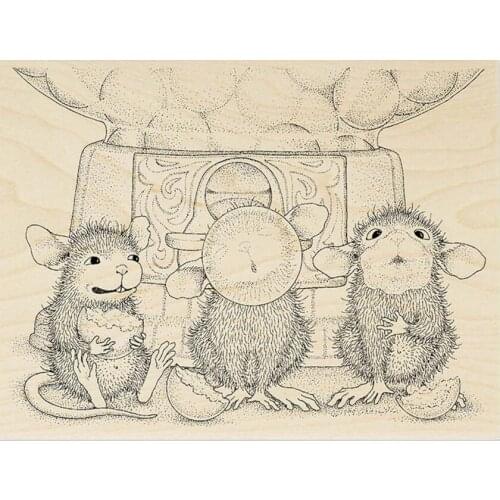 The little mouse in the houseTransparent Clear Silicone Stamp/Seal for DIY scrapbooking/photo album Decorative clear stamp A 391