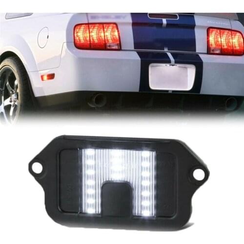 QCDIN 1 Pairs For Ford Mustang 2005-2009 12V Black 6000K Car Signal Lamp Automotive Exterior Parts Accessories