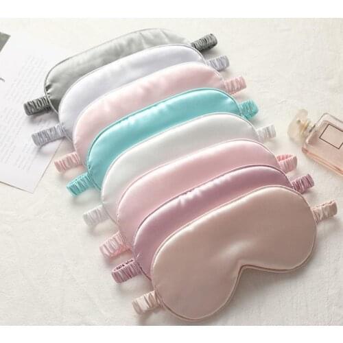 19 style Silk Eye Mask Padded Shade Cover Travel Relax Blindfolds Eye Cover Mask Eye Care Beauty Tools Gifts SN3578