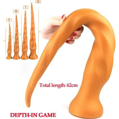 New Consolador Para Mujer Super Long Anal Dildo Silicone Butt Plug Adult Sex Toys Masturbator Anal Dilator Male Prostate Massage