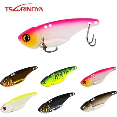 TSURINOYA Fishing Lure ARES-B 7g 10g Metal VIB Double Hook Lure Double Hole Low Center Of Gravity Artificial Hard Baits