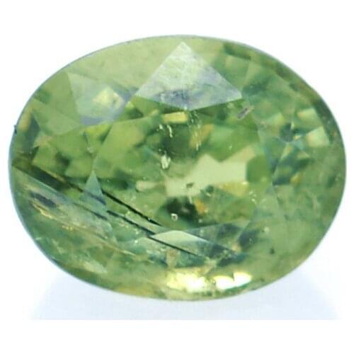 0,83ct Demantoid Oval Cut