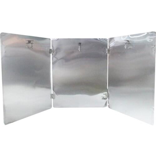 1x Terrace Heater Reflector, Portable Foldable Centralized Reflector Heater, Suitable for Outdoor Courtyard