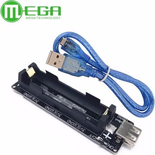 10pcs ESP32 ESP32S For Wemos For Raspberry Pi 18650 Battery Shield V3 Micro USB Port Type-A USB 0.5A For Arduino Diy Kit