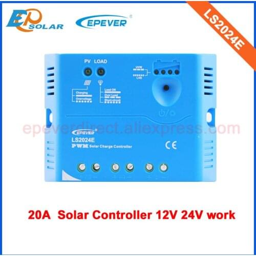 24V battery charger solar controller LS2024E Small solar system home application 20A 20amps 12V/24V auto switch