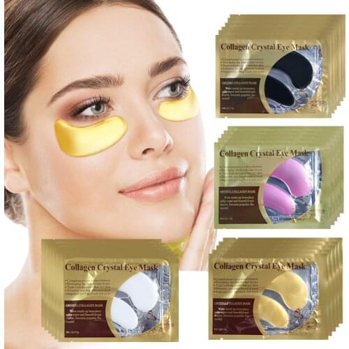 5/8Pair Firming Eye Mask Eye Patches for the Eyes Crystal Eye Masks Anti Aging Dark Circle Puffiness Collagen Eyelid Patch