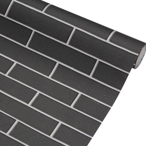 5Meter Self Adhesive PVC Wallpaper 3D Brick Stone Vinyl Wall Stickers for Living Room Bedroom