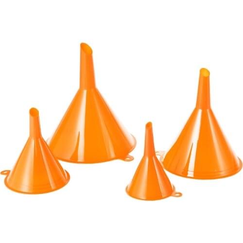 Car-Styling 4Pcs Plastic Funnel Set for Car Oil Gas and Fluids Auto Home Kitchen Function Automobiles Accessories