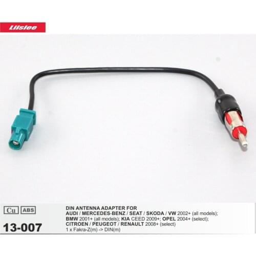 Car Radio Antenna Adapter Wire For SKODA Octavia/Fabia/Superb/Roomster/Yeti/Rapid