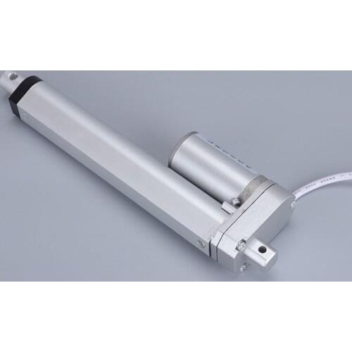 DC12V/ 24V150/200mm Stroke Electric Linear Actuator Motor500/700/1000N Heavy Duty Load Linear Actuator Putter for Lifting System