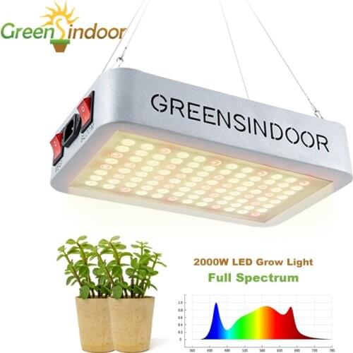 2000W Growing Light Full Spectrum Phyto Lamp 3500K White Cultivation Led Plant Light Veg And Bloom Mode Phytolamp For Greenhouse