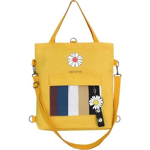 Canvas Capacity Women Shoulder Bag Zipper Cotton Tote Shopper Bag stripe Eco Reusable Shopping Bag Handbag Cloth Messenger Bagk