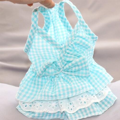 2020 Pet Dog Dress Princess Puppy Cat Dresses For Small Medium Dog Chihuahua Pet Clothing Yorkshire Dog Dresses Ropa Perro Teddy