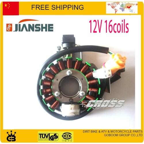 Loncin bashan 250CC stator JIANSHE ATV QUAD ATV250-5 Magneto coil 12V 16 coils free shipping