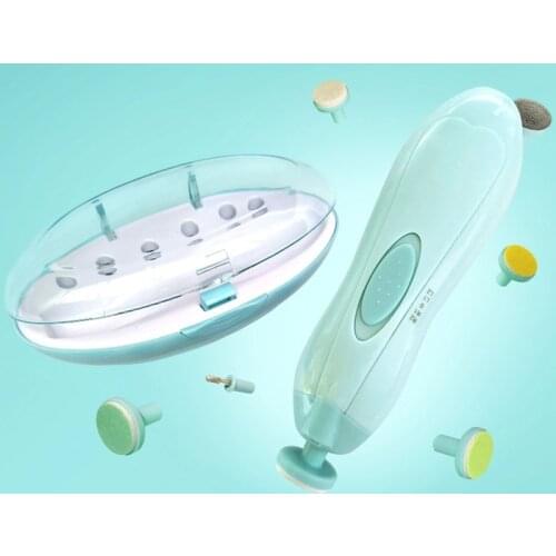 Multifunction Electric Kids Baby Nail Trimmer Manicure Pedicure Clippers Cutter Scissors Baby Kids Care Set Safety And Mute