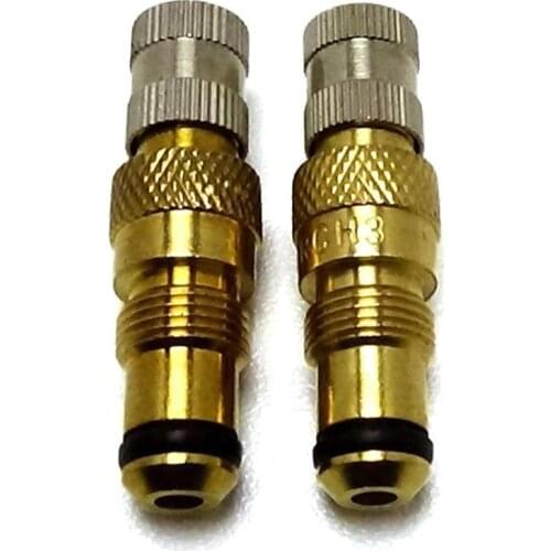 Set of 2 New Tractor Air Water Tire Valve Stems Core Housing Wheel Tire Valve Stems Complete TRCH3 Chrome Caps