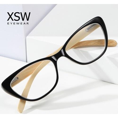 GM Wood Grain Reading Glasses Multifocal Progressive Anti Blue UV Protection Presbyopic Glasses for Men Women