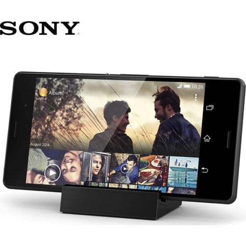 Original Sony Stand Charger Desktop Charging Dock DK48 For SONY Xperia Z3 MINI Compact M55W L55U L55T Xperia Z3 Dual D6653