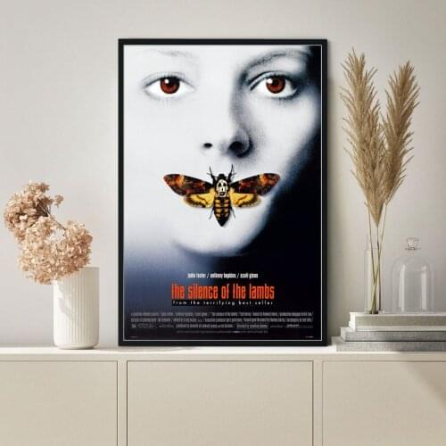 The Silence of the Lambs Movie Poster Canvas Print Wall Painting Home Decoration ( No Frame )