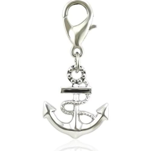 JINGLANG Spear hook Pendant Dangles Charms for Jewelry Making Fit Original Bracelet Necklace Jewelry Gift for Girl 12 Pcs