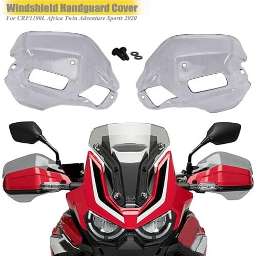 Grey Clear Handguard Extensions 2020 For HONDA CRF 1100 L Africa Twin Adventure Sports CRF1100L Hand Shield Protector Windshield