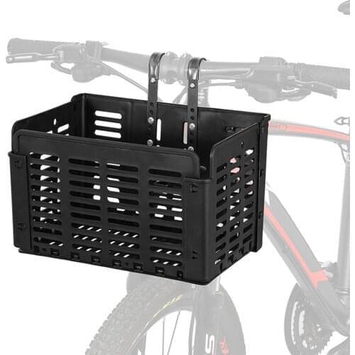 Folding Bike Basket Removable Portable Bike Accessory Bike Front Storage Bags Road MTB Bike Accessories
