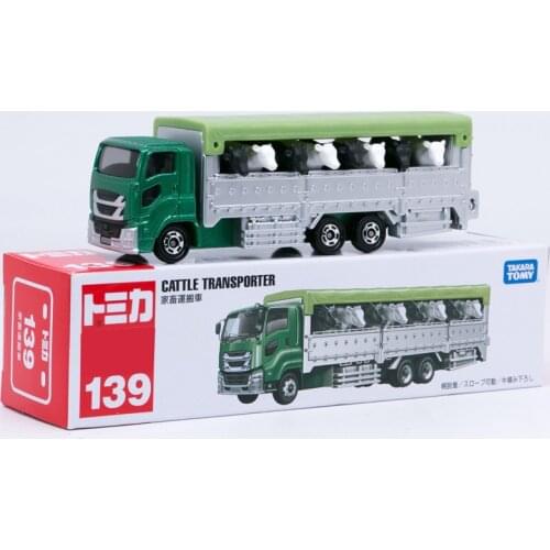 Takara Tomy Tomica No. 139 CATTLE TRANSPORTER Long Vehicle Truck Diecast Car Moder Toys