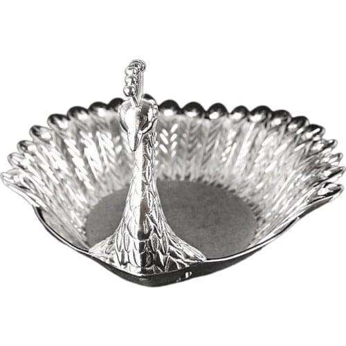 Swan Shape Fruit Plate Jewelry Earrings Necklace Ring Dish Candy Nut Serving Tray Bowl Platter Table Home Wedding Party