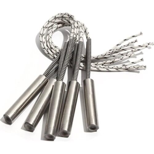 2PCS 22mm 38~48mm 316SUS Tubular Heating Tube 110V/220V/380V Cartridge Heater 340W/360W/370W/400W/430W Electric Mould Element