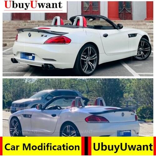 UbuyUwant Z4 E89 R Style Carbon Fiber /FRP Unpainted /Black Rear Trunk Wings Spoiler For BMW Z4 E89 Coupe Convertible 2009-2016