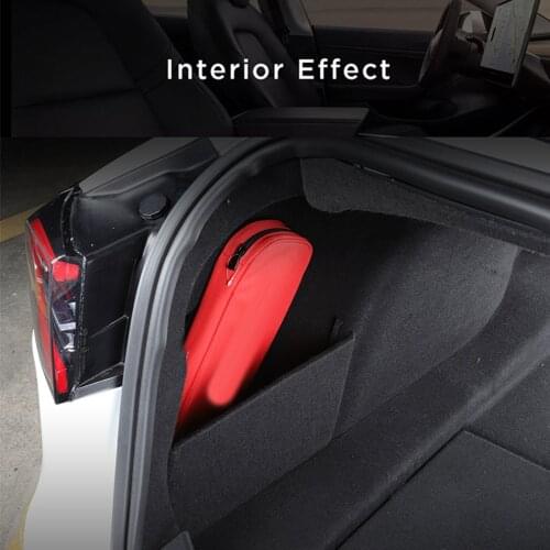 Interior Trunk Storage Storage Partition Surface Layer Velvet Lining Material Expansion Capacity Board For Model 3