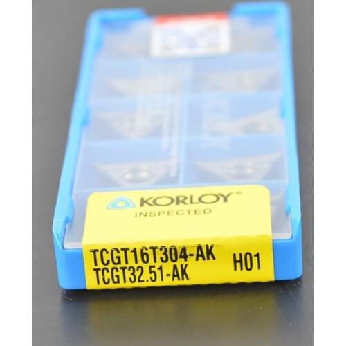 High Quality Finish for Aluminum TCGT16T304-AK H01 10pcs