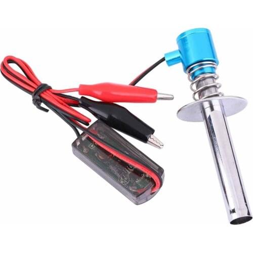 6V-24V Electronic Glow Plug Starter Igniter Fit for Nitro RC Car Engine