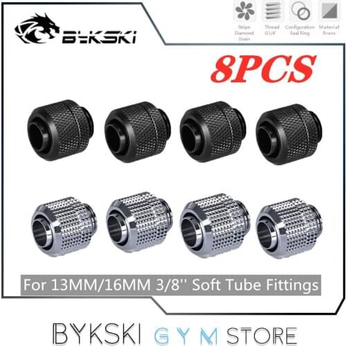 8Pcs/Lot, Hose Fitting For 3/8'' 10x13mm/10x16mm Soft Tubing, Flexible PVC/PE Pipe Connecting, AU-FT3-Tn