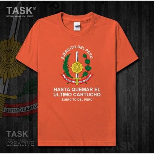 Army Peru Peruvian PE PER new Tops t shirt sweatshirt Military Tactical country Short sleeve clothes cotton summer Fashion 01