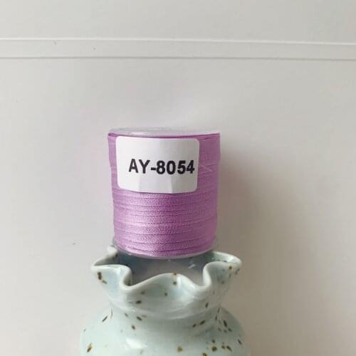 AY-8054 A Roll Wholesale 2mm-36mm 100% Pure Silk Embroidery Ribbons Handcraft Supply Double Faced Thin Taffeta Silk Ribbon