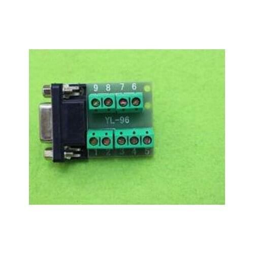 Free Shipping!! Female / RS232 / DB9 transfer terminal / serial-to-terminal / DR9 connector module sensor /Electronic Component