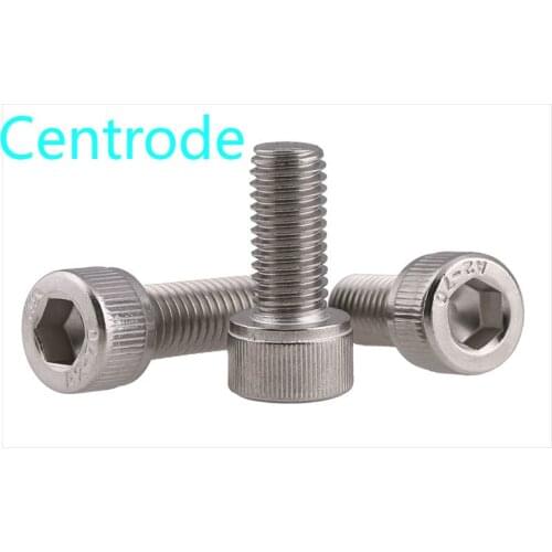 Hexagonal Socket Head Cap Screw Bolts DIN912 304 Stainless Steel Cheese Head Inner Hex Screw Bolt M1.4-M3 10PCS