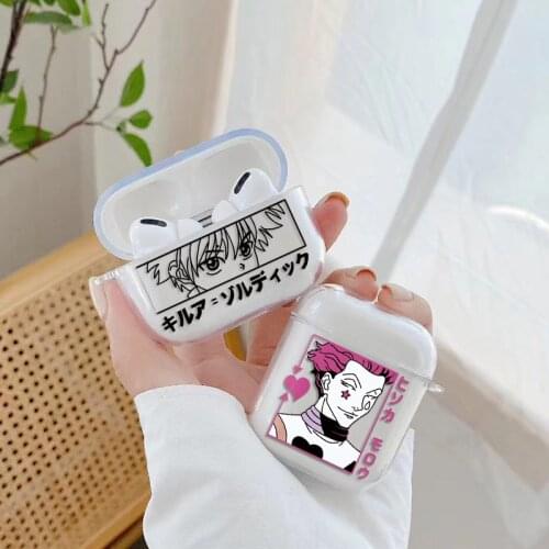 Hunter x Hunter HXH Anime Hunter X hunter 3 Air pod Case For Airpods 2 1 Cases For Air pod pro Clear Cute Soft transparent Coque