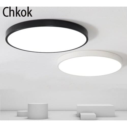 Modern Round Ceiling Lamp LED Ceiling Lamp Indoor Lamp Simple Living Room Bedroom Ceiling Lamp Home Study Kitchen Lighting Lamp