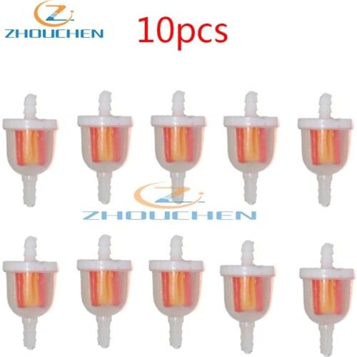 10x Gas Fuel Filter For Pit Dirt Motor Bike ATV Quad Go Kart Buggy Pocket Bike Moped Scooter Motorcycle Mini Moto