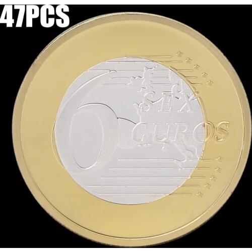 47PCS 6 Euro Coins Different Design Kama Sutra Position Hard Commemorative FREE SHIPPING