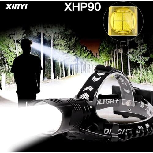 300000LM USB Rechargeable Powerful XHP90/70/50 Led headlamp Headlight 3Mode Zoom head lamp flashlight torch Lantern for Camping