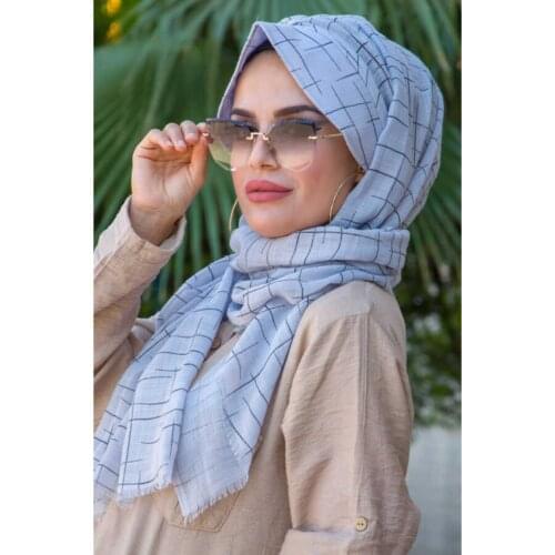 Muslim fashion women wrinkled hijab scarf soft solid head scarves turban shawls and wraps hijab femme musulman kopftuch