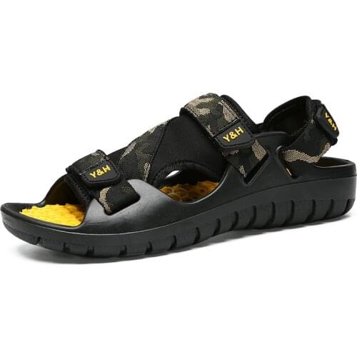 Mens sandals comfortable shoes mens summer shoes outdoor casual sandals simple fashion wild mens sandals