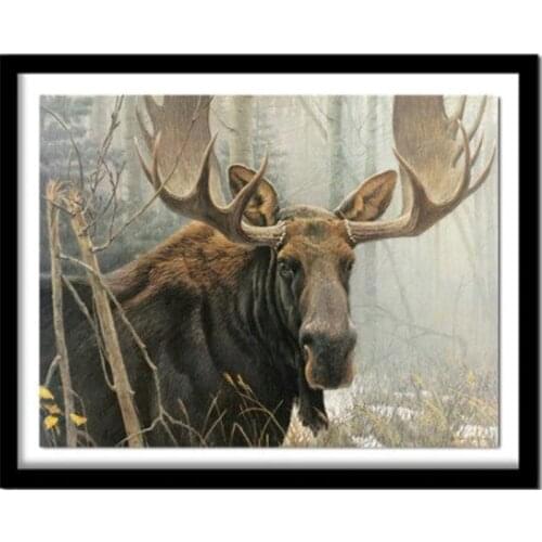 2020 Gold Collection DIY Artwork Rhinoceros Horn Embroidery Kit Hoop with 100% Cotton Flosses & Free Shipping for Home Decor