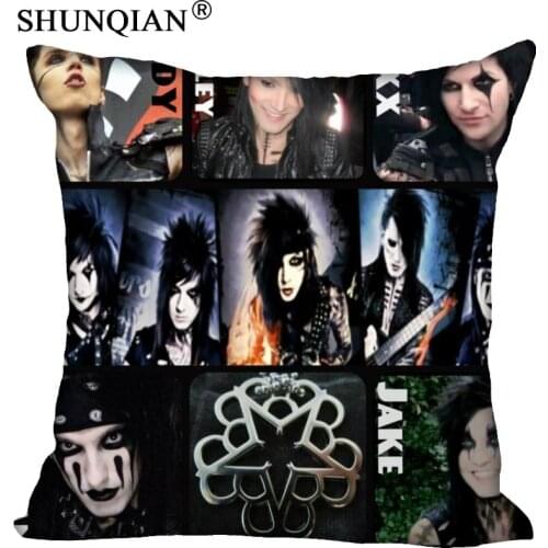 Custom Pillowcase Black Veil Brides Square Zipper Pillow Cover 45X45,60X60cm(Two Sides) Print Your Pictures Pillow Cases