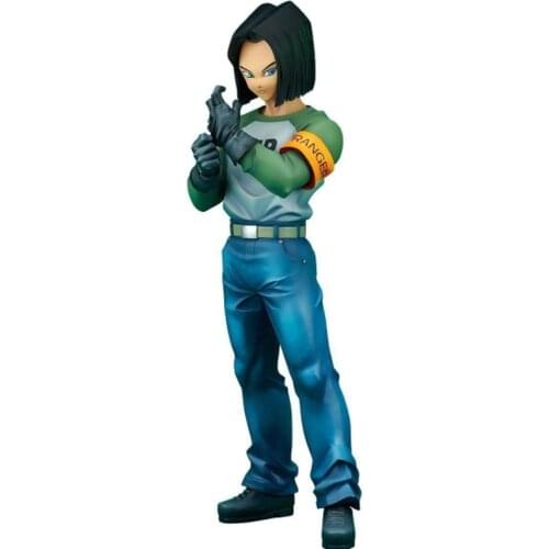 Bandai Original Genuine Dragon Ball Super Character Model Dolls Android 17 Lapis Xplus Limited Collectible Hand-madel Toys Gifts