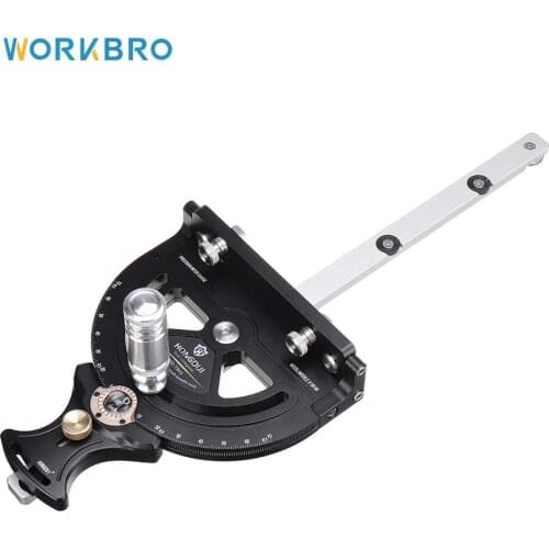 GanWei Precision Miter Gauge 0-70 Degree Woodworking Table Saw Push Handle Assembly Angle Ruler with 0° 22.5° 45° 67.5° Setting